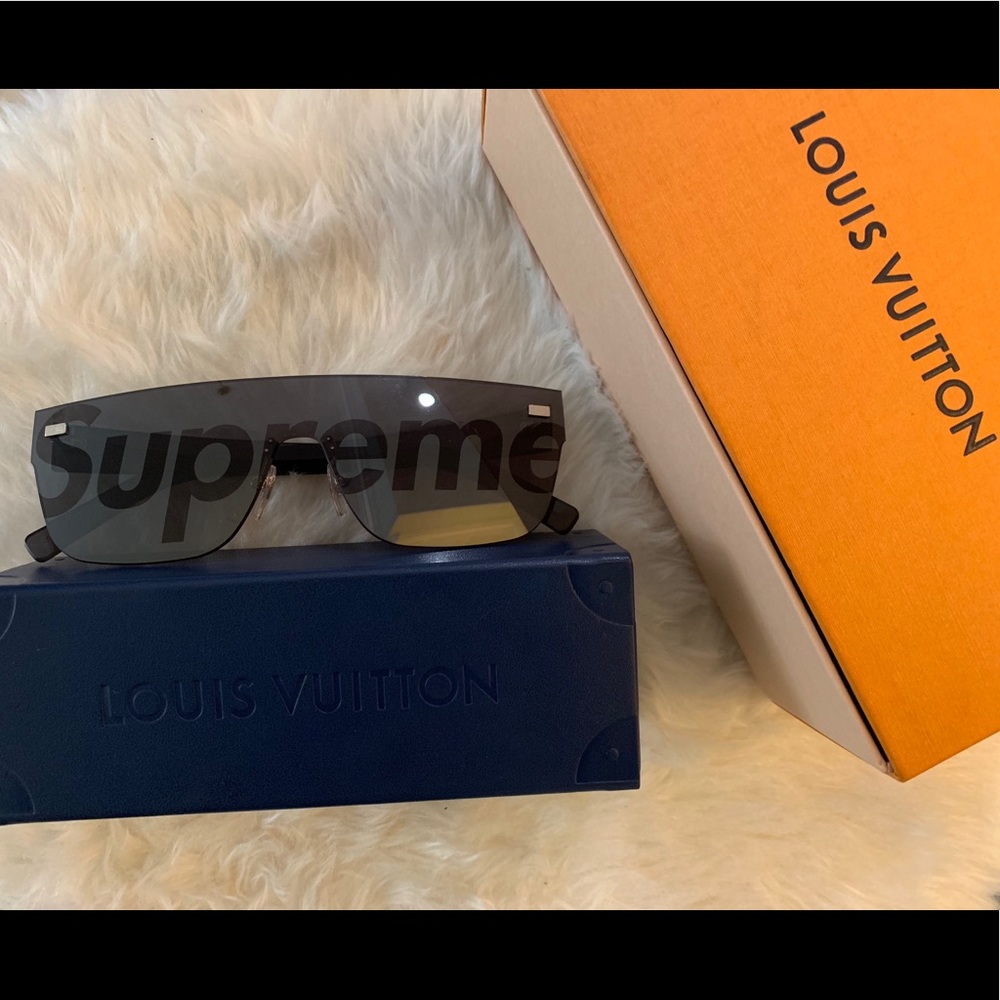 Louis Vuitton x Supreme City Mask Sunglasses